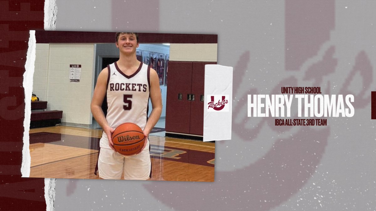 CONGRATULATIONS to Henry Thomas! IBCA 3rd Team All-State!