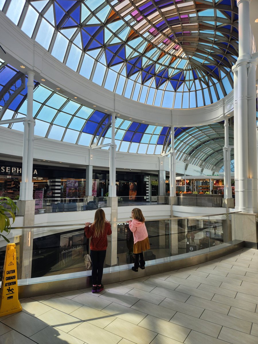 csflinn's tweet photo. Road trip to King of Prussia Mall with the girls today - blasted @grabbitz there and back. Loved hearing their little voices sing "I bet it don't break me down" from the back seat. 🦋💙 https://t.co/zEYuif4Skw