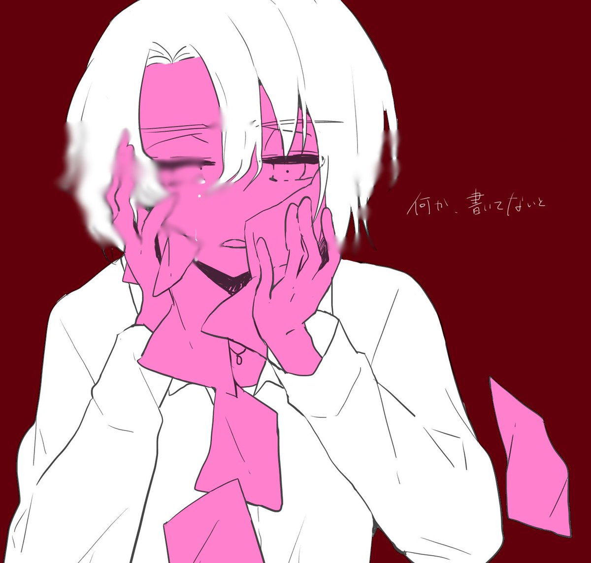 過去の月蝕絵です。月蝕の仮面知らないフォロワー、よかったら名前だけでも覚えてってね。月蝕(つきはみ)の仮面です。かわいい女の子がいっぱい出てくるゲームです☺️ 