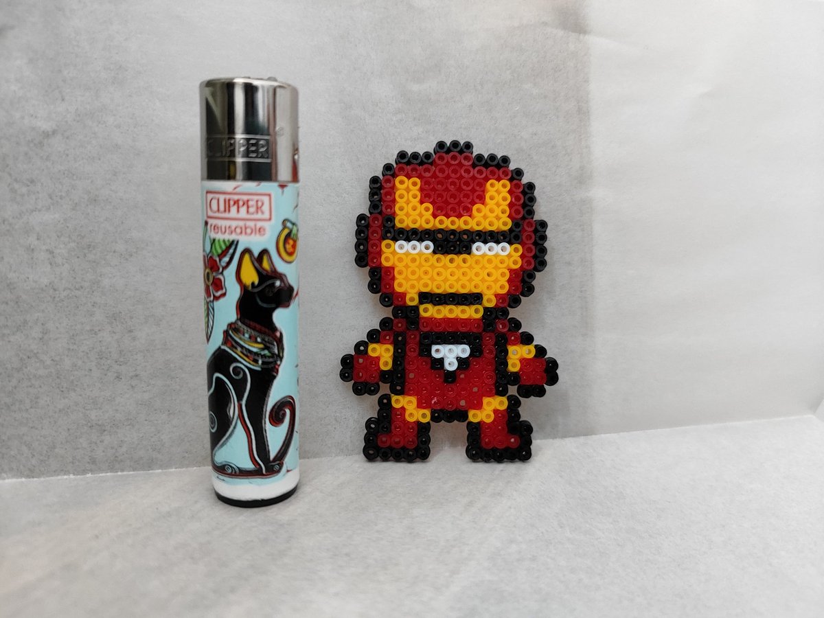Papayk_Thedog's tweet photo. #ironman #minihamabeads #hamabeads 2.6mm #marvel #MarvelStudios https://t.co/PtIEVmtzuB