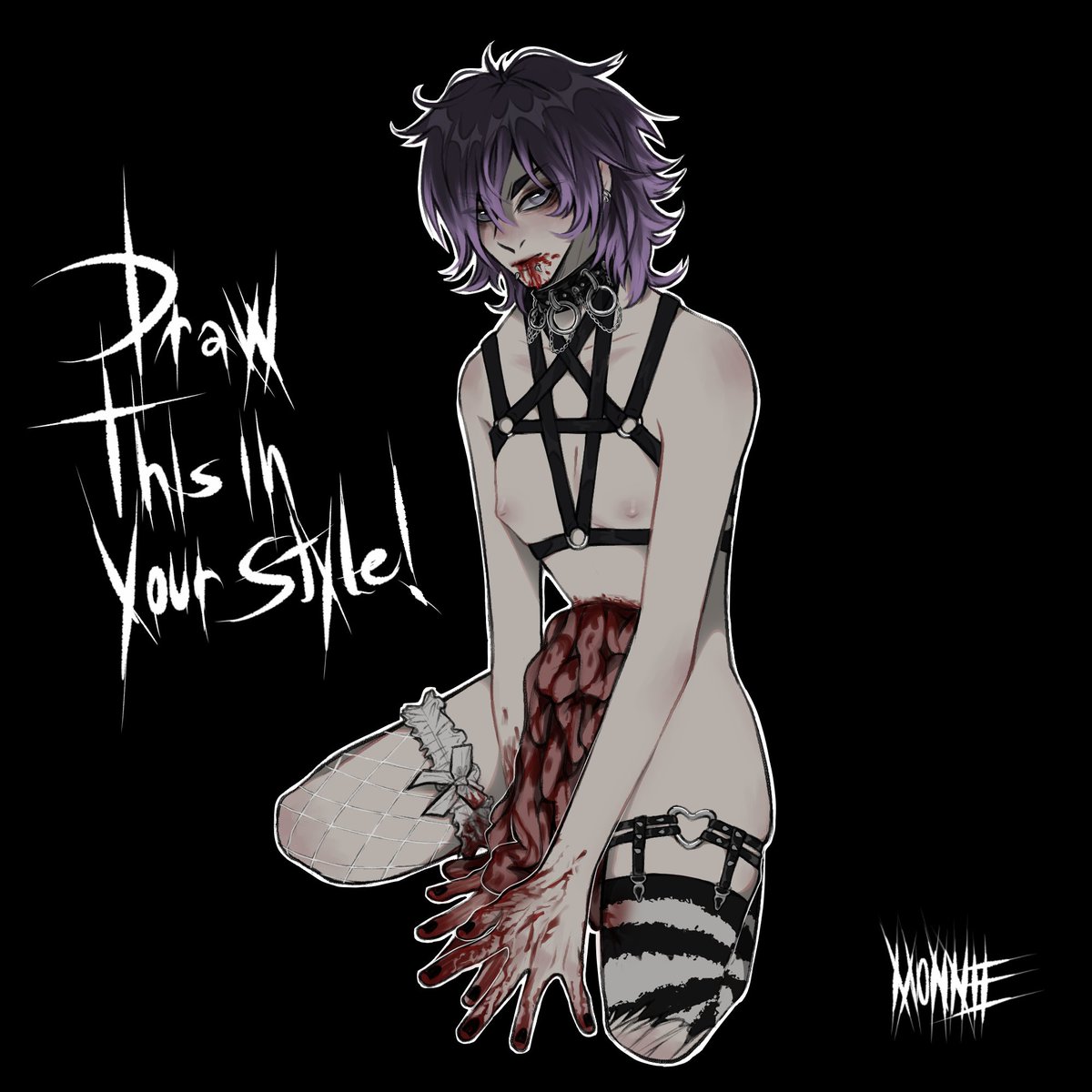 tw // gore, blood

it’s #PortfolioDay !!
Hi I’m Monnie, a brazilian illustrator
_follow me for more draws, tysm for the support! ^_^

💌 h3artmiku.carrd.co 
🖇️  instagram.com/mmkynnie