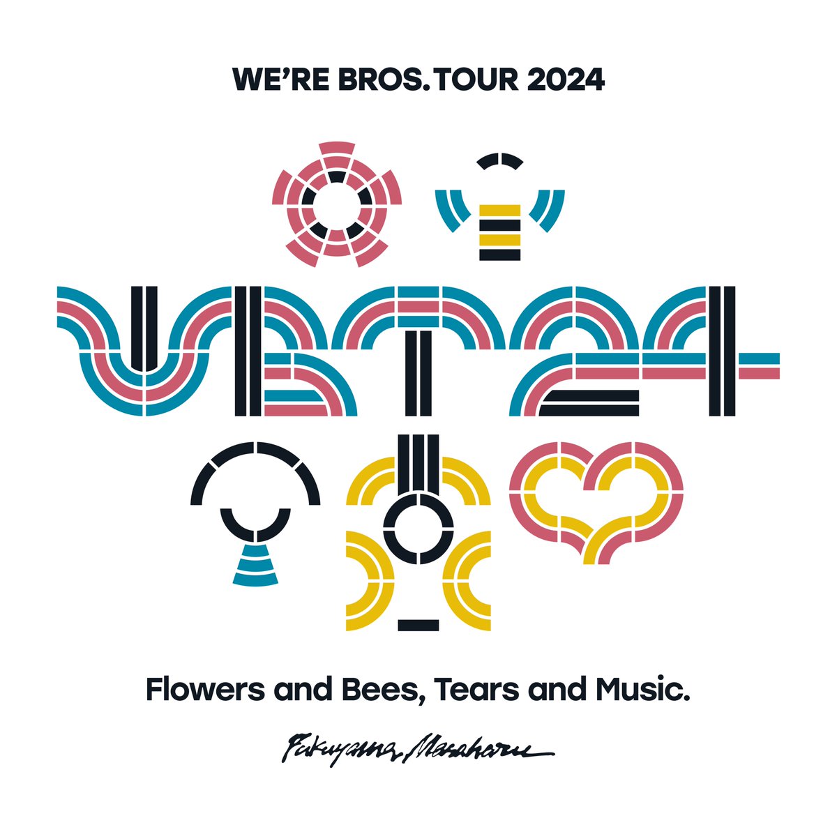 WE'RE BROS. TOUR 2024 シンクロライトバングル2個☆おまけ付 WE'RE BROS. TOUR 2024 シンクロライトバングル2個☆おまけ付 WE