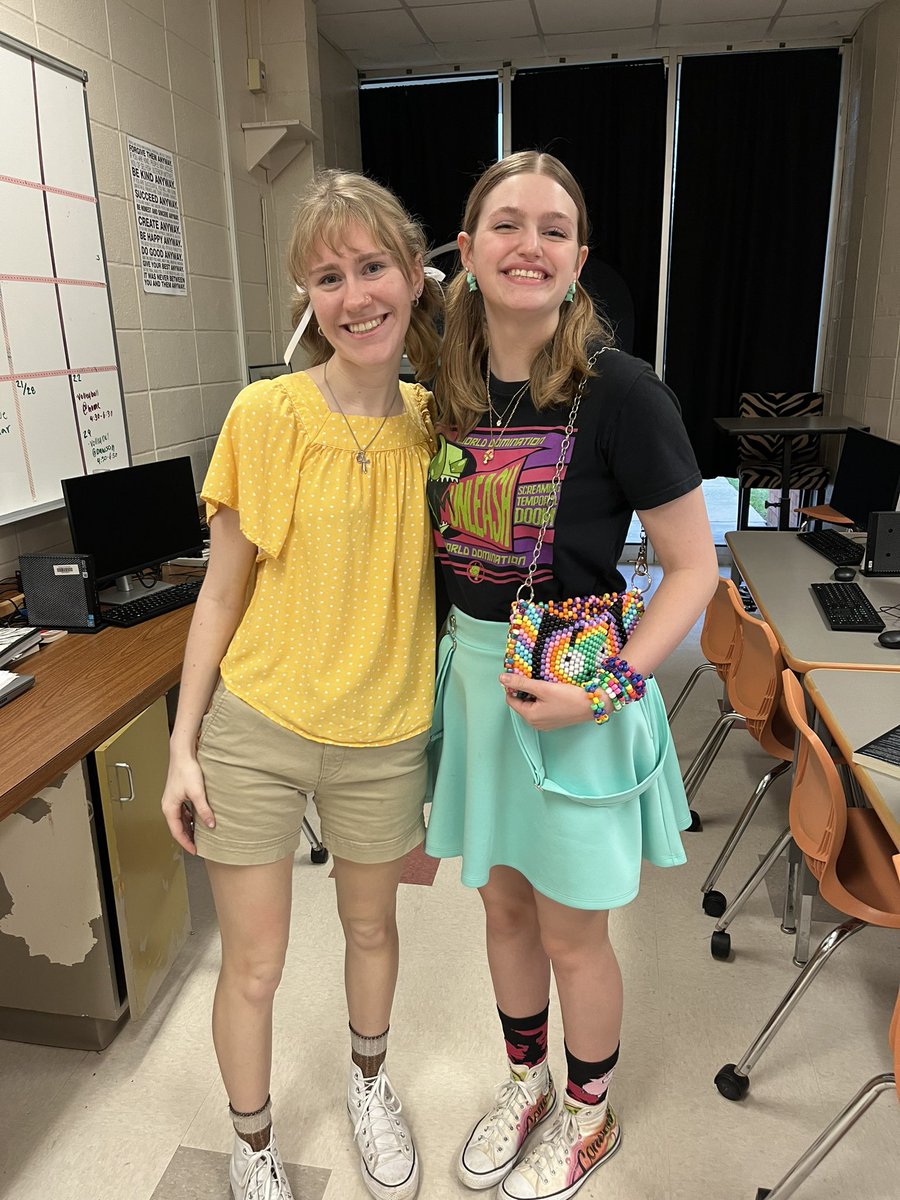 Kid Day with the seniors! One of the best days of the year!!!