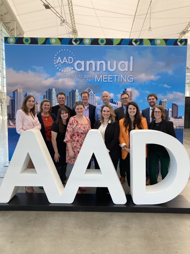 It's day 2 of #AAD2024🎉and we can't wait to meet you! Stop by booth #1110 to test your knowledge on #psoriaticdisease and learn how NPF can be a resource for both you AND your patient. #dermtwitter #medtwitter