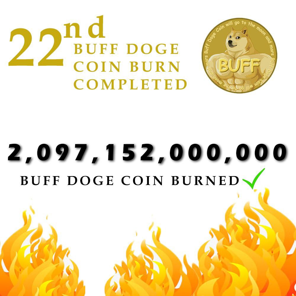 buffdogeburn's tweet photo. Buff Doge Coin 22nd Burn ❤️‍🔥❤️‍🔥❤️‍🔥❤️‍🔥

#BuffDogeCoin #Dogecoin 

https://t.co/luZDWmn6HZ https://t.co/S5IA9R7QSI