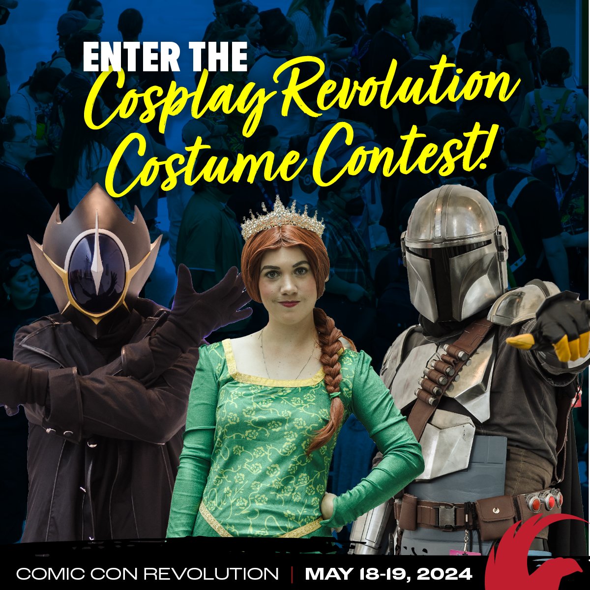 🔥 Are you ready? The time's come to sign up for the #CosplayRevolutionCostumeContest! Don't miss your chance to enter & be a part of our annual tradition at #ComicConRevolution.

Enter: bit.ly/CCR24crcc
Tix: CCRTix.com
#cosplay #cosplaycontest #costumecontest