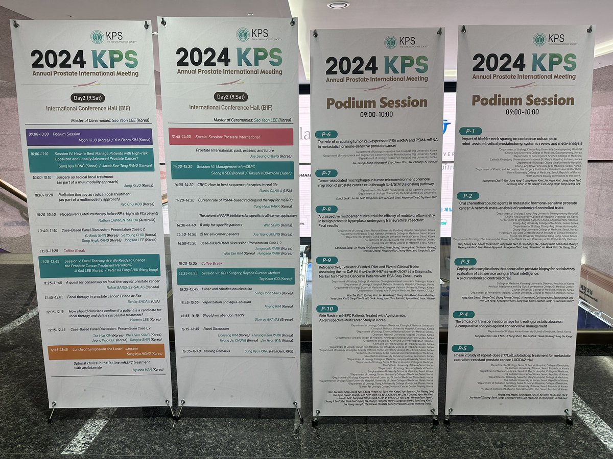The Korean Prostate Society tweet media