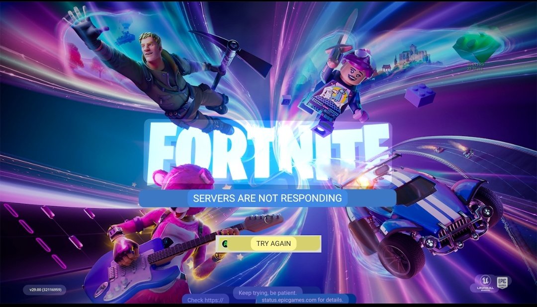 Ps7Davi's tweet photo. @FortniteStatus https://t.co/qzuVBzltbe