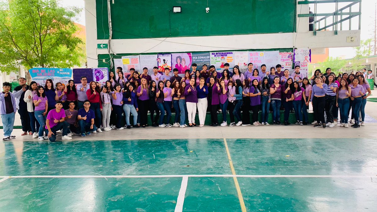 Conalep_Mva's tweet photo. 08 de Marzo | Día Internacional de la Mujer

💜 Lazo Conmemorativo
💜 Mural Reflexivo Día de la Mujer
💜Conferencia "Mujer Tú Vales"
💜 Conferencia "Igualdad de género, valores en la Mujer"
💜 Presentación del Poema "Mujer"
💜 Presentación Musical de la Canción "Gritemos Juntas" https://t.co/8SUPcpiur2