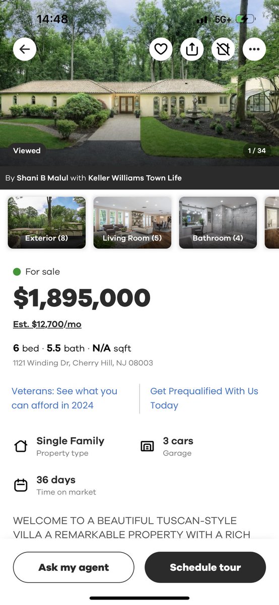Rahmel's tweet photo. Muhommmad Ali old NJ mansion back on sale. https://t.co/10GlzSaq6a