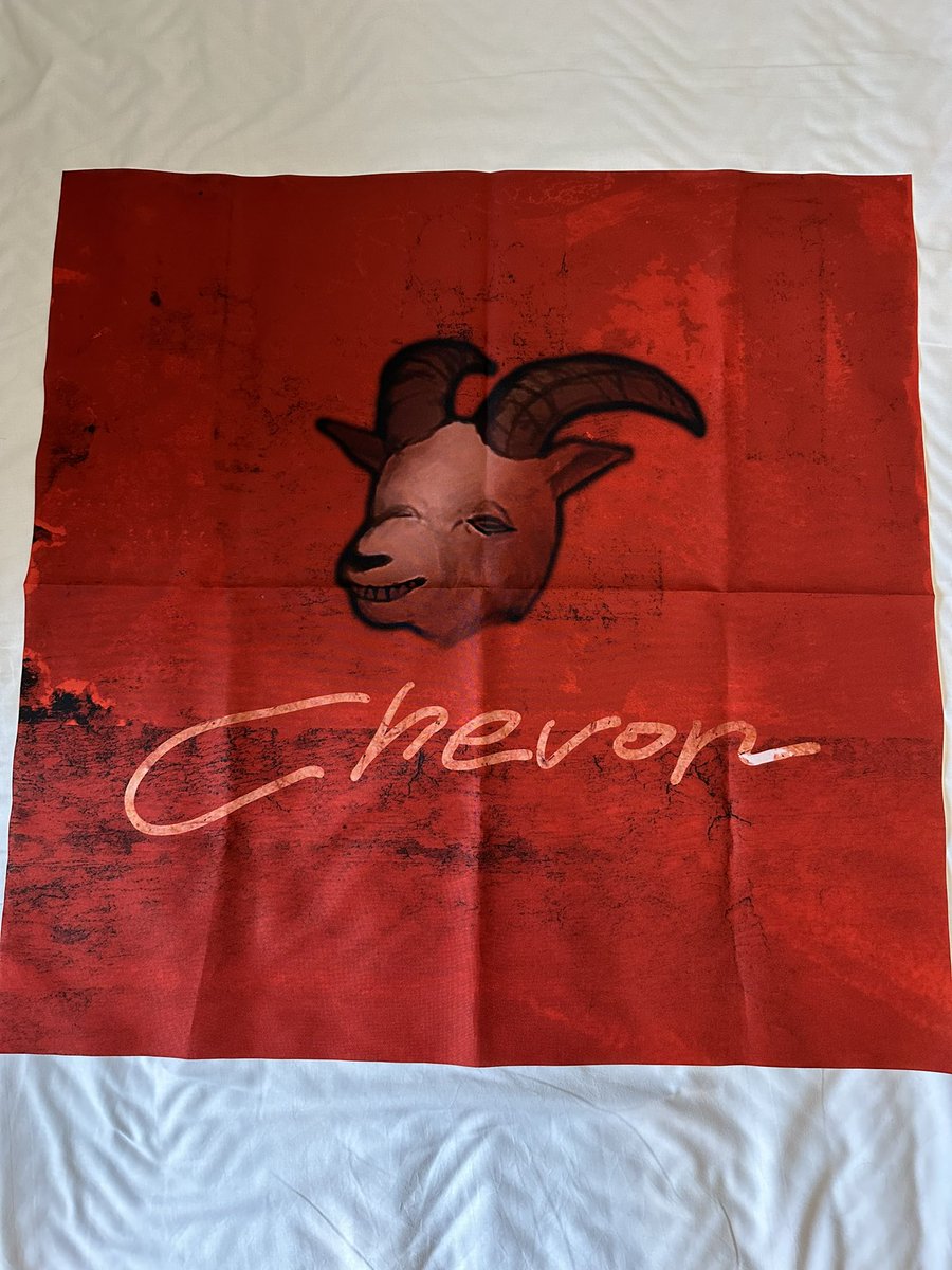 Chevon ロゴタオル 赤 Chevon タオル