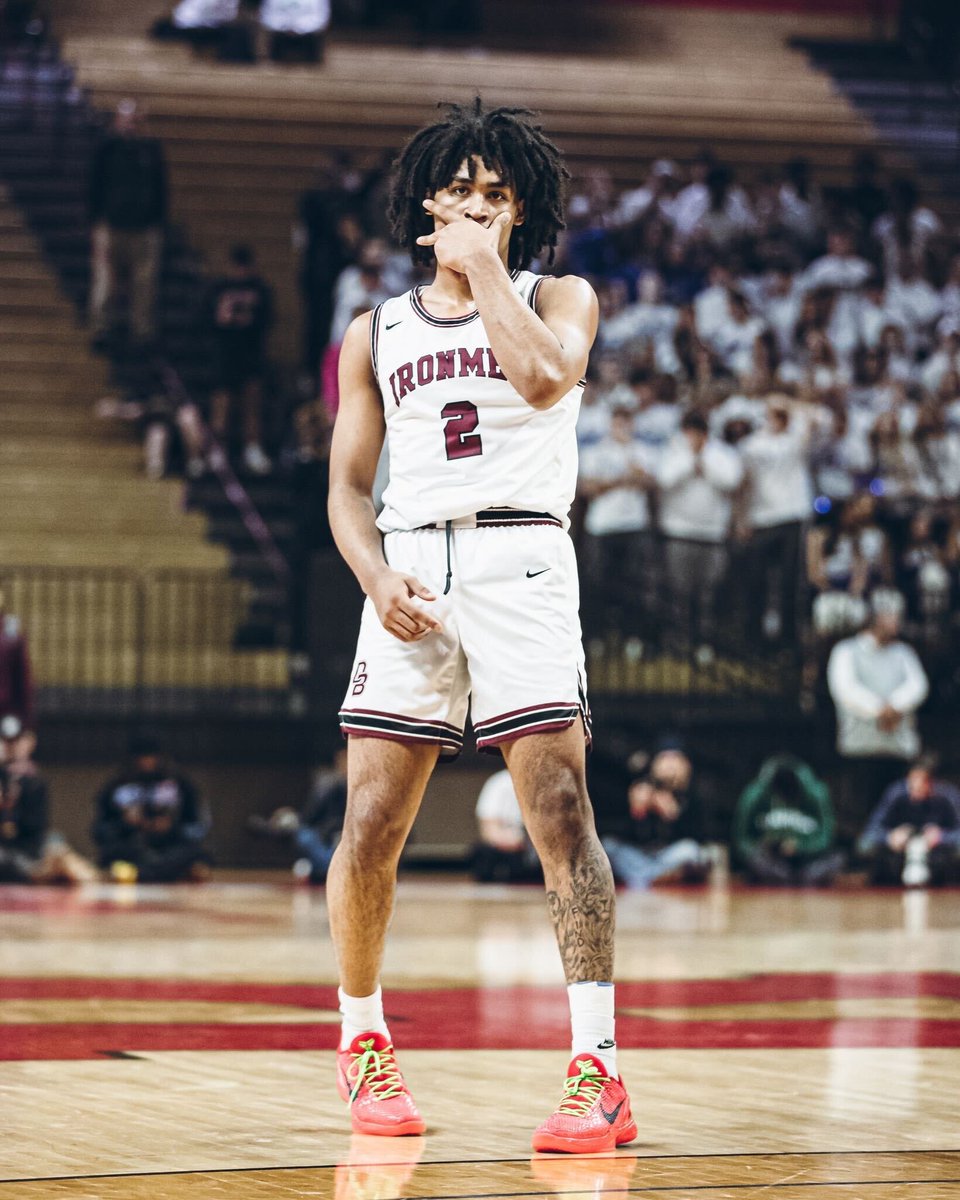 Dylan Harper had 26 points, nine rebounds and four assists in Don Bosco’s 56-29 New Jersey State title win over Paul VI at Jersey Mike’s Arena. 🔥 #TheKnighthood🛡️⚔️