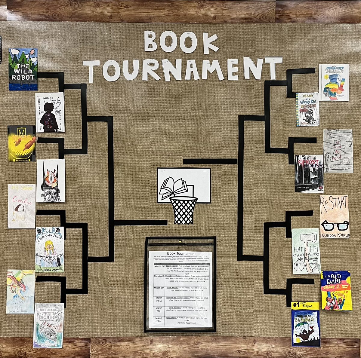 Chojkac's tweet photo. Stay tuned to see which book will make it out on top! #tournamentofbooks #marchmadness https://t.co/3wS3hBiwJO