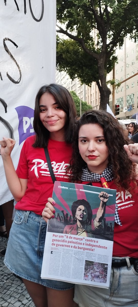 RIO DE JANEIRO (RJ) | Confira algumas imagens da coluna do MML (Movimento Mulheres em Luta) e do PSTU neste #8demarco