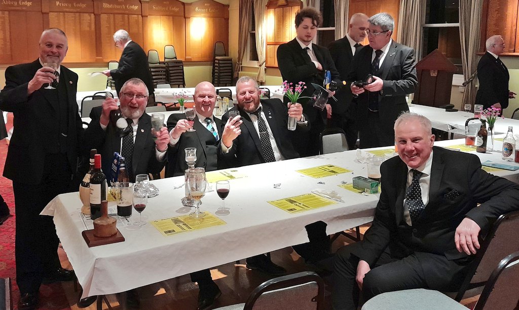 It was wonderful to see so many <a href="/GlosPGLodge/">Glos PG Lodge</a> Freemasons from <a href="/Sincerity7658/">Lodge of Sincerity 7658 -Universities Scheme Lodge</a> <a href="/DownendLodge/">Downend Lodge</a> <a href="/Seafarers_9589/">Lodge of Seafarers 9589</a> #KingswoodChase and <a href="/HambrookLodge/">Hambrook Lodge 8909</a> supporting us this evening. #Freemasons #Freemasonry #visiting