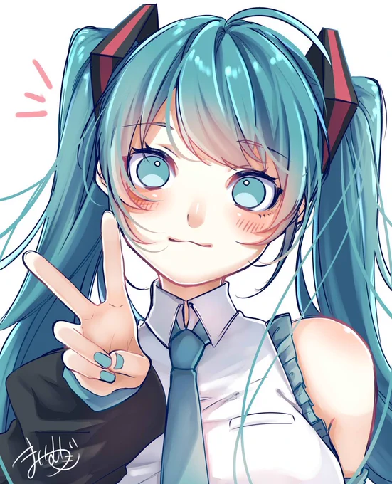 ミクの日ですって!39!!!#初音ミク #VOCALOID 