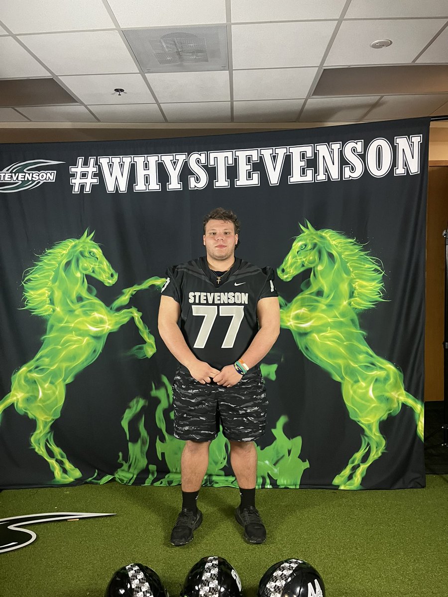 Blessed to receive an offer from Stevenson.