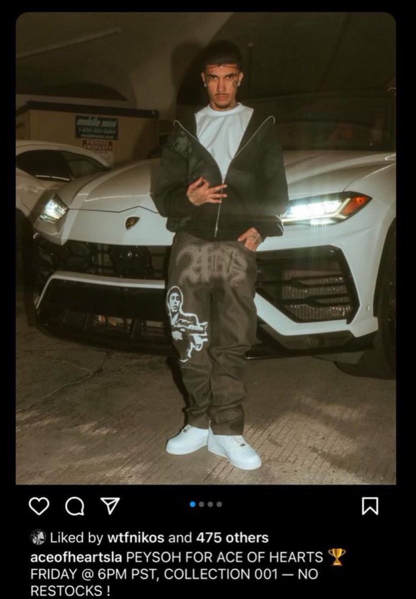 __extenda__'s tweet photo. Peysoh just got out of jail and got paid $20k to model for them 😭 https://t.co/TLEcrpDN6I