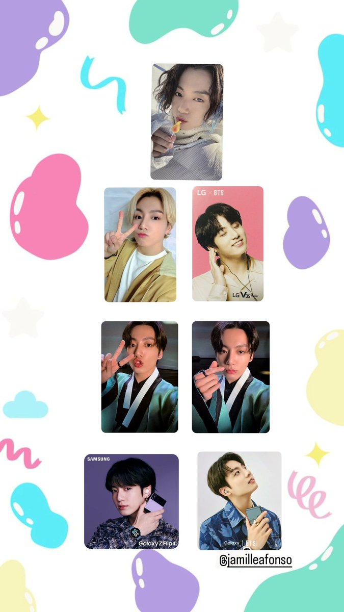 PROCURO / COMPRO

Jungkook / JK 
- Winter 
- Pob BE 
- LG
- Dalmajung Special
- Samsung 
pagamento imediato 
Sem preço abusivo por favor.

Me vendam eles 🙏🏻