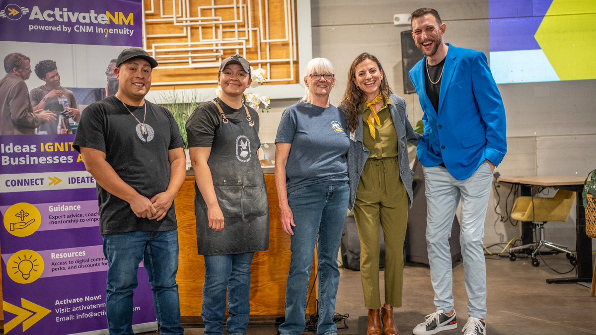 ActivateNM's tweet photo. Thank you to all who attended last month's #Startup Fiesta!

It was awesome getting to mingle with peers and congrats to our 1st place pitch winner, Sprouting Kitchen!

Thank you to the @cabq for sponsoring the event and we will see you at the next one!

#ActivateNM #entrepreneur https://t.co/uqVakV9tCW