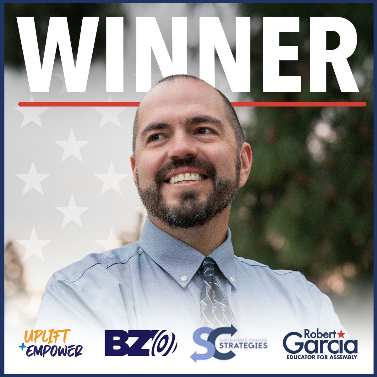 upliftplusempow's tweet photo. Congratulations to @robertgarcia4ca, his family, and the dynamic team, as well as community that came together to build a successful campaign.

Robert Garcia currently has 43% (10,202) of the vote and a commanding lead alongside a strong coalition of endorsements and supporters. https://t.co/UAySi2rrRA