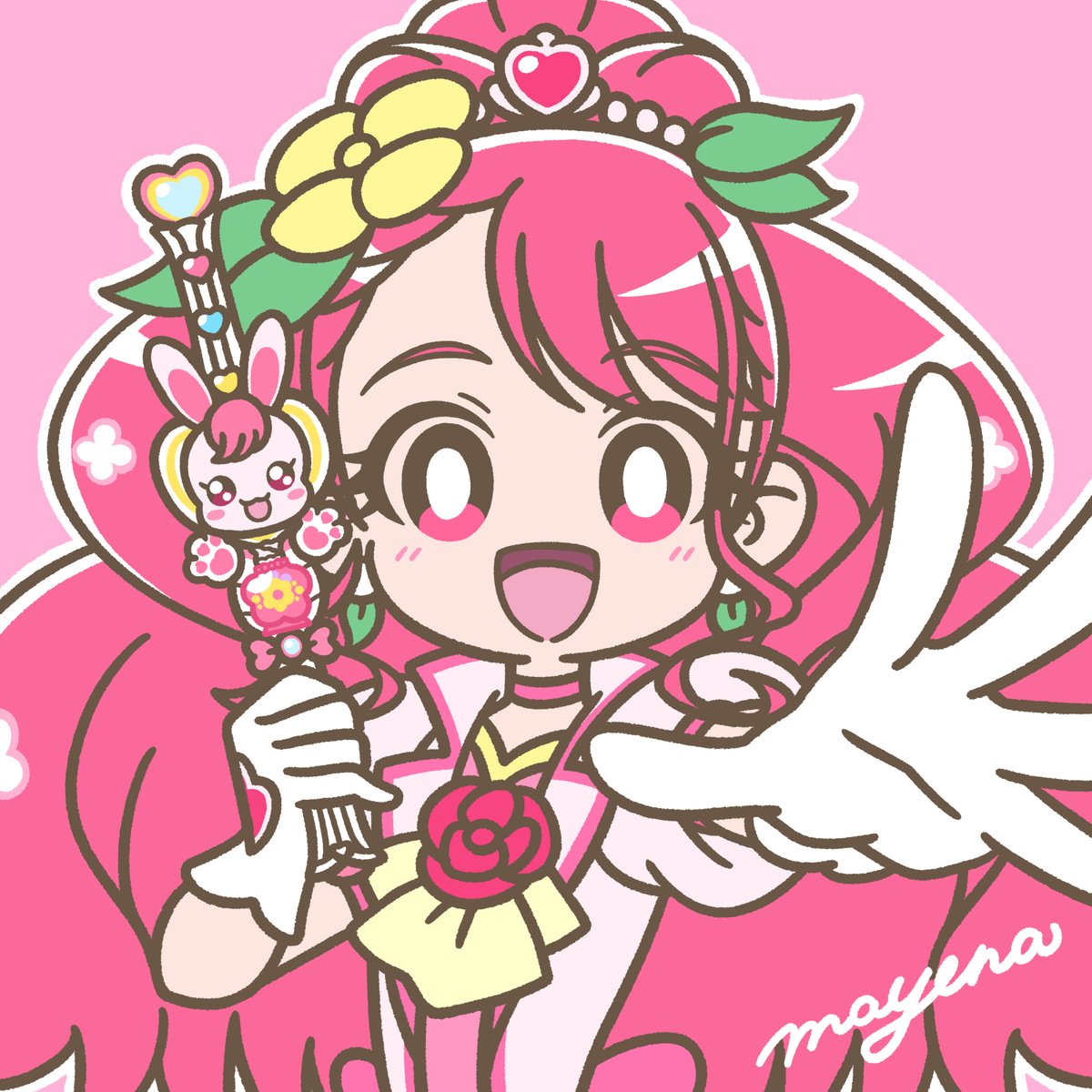 キュアグレース のどか 花寺のどか LINEスタンプ 缶バッジ プリキュア キュアグレース のどか 花寺のどか LINEスタンプ 缶バッジ