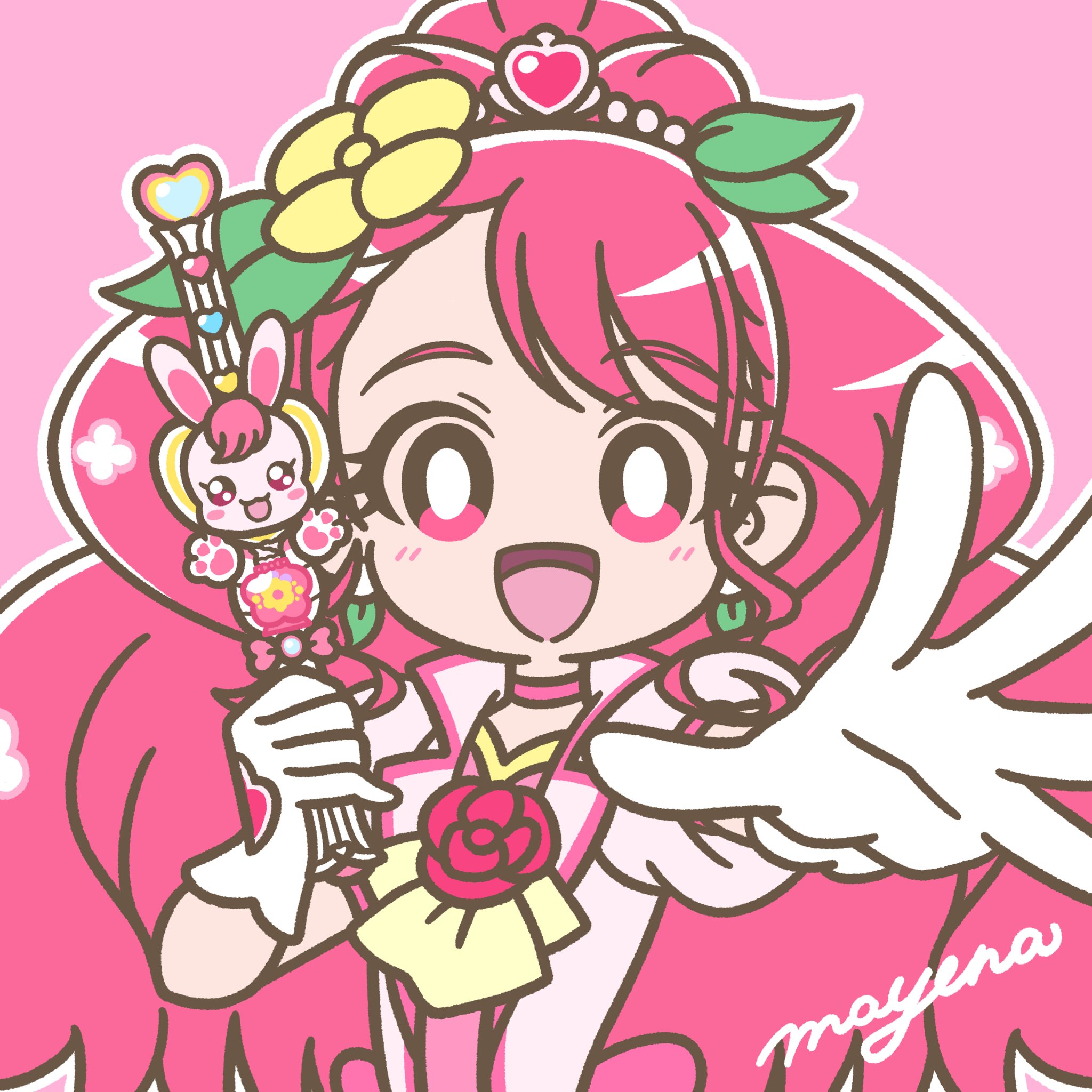 のどか 花寺のどか キュアグレース LINEスタンプ 缶バッジ プリキュア のどか 花寺のどか キュアグレース LINEスタンプ 缶バッジ