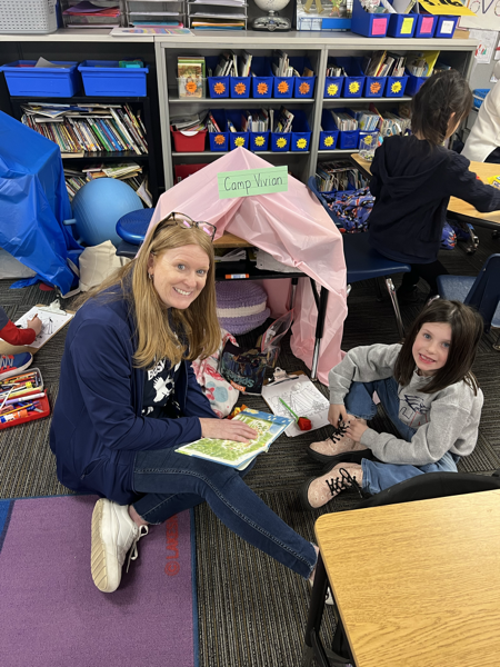 HFCAcademy's tweet photo. In honor of National Reading Month, our innovative 1st gr. teachers transformed their classrooms into Camps Read-A-Lot. Such a creative way to engage our young learners as they read their books in the comfort of their own "tents." https://t.co/9MptqWLxbL