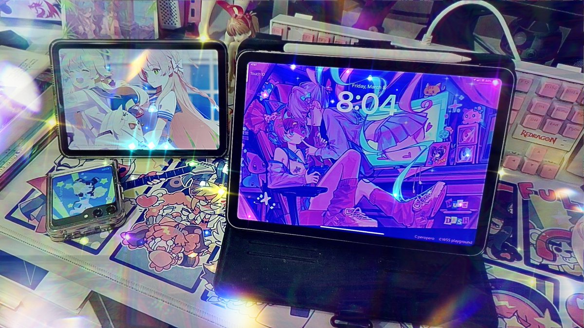 chuuketsuki's tweet photo. ♡ how do y’all like to do your art?
i like to get cozy at my desk and maybe play a game or watch a show in the background ~
#Vtubers #VTuberEN #Vtuber #VtuberUprsing #artistsontwitter #emotes #twitchaffiliate #DebutTBA https://t.co/DT513lmgFi