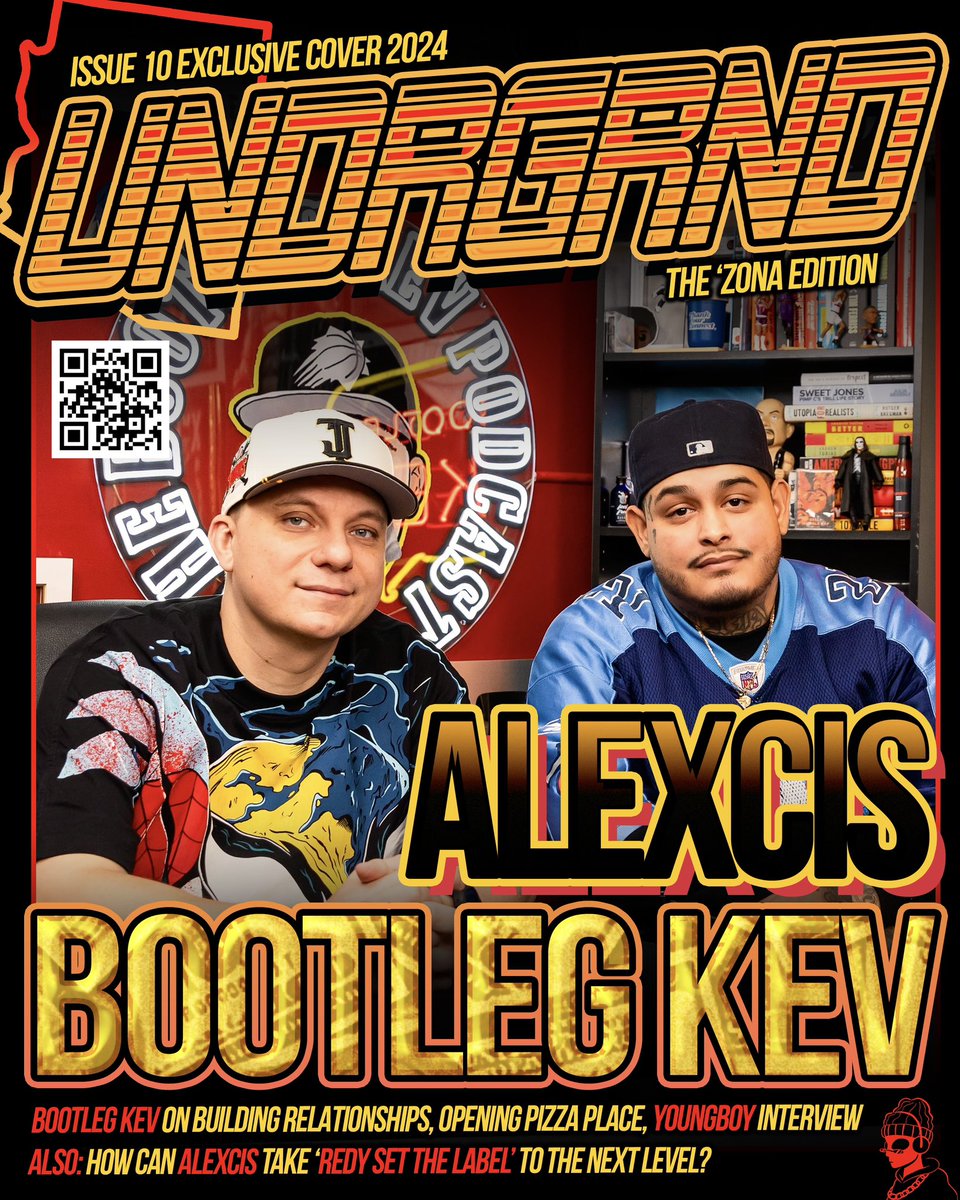 undrgrndmag_'s tweet photo. ISSUE 10 
EXCLUSIVE COVER 2
@Alexciswroteit &amp; @BootlegKev 

“The ‘Zona Edition” 🌵😤👽
Hard copies coming soon!
📸: Brian Ticas // UNDRGRND

#hiphop #bootlegkev #arizona #rap #magazine https://t.co/cWvEvaBefn