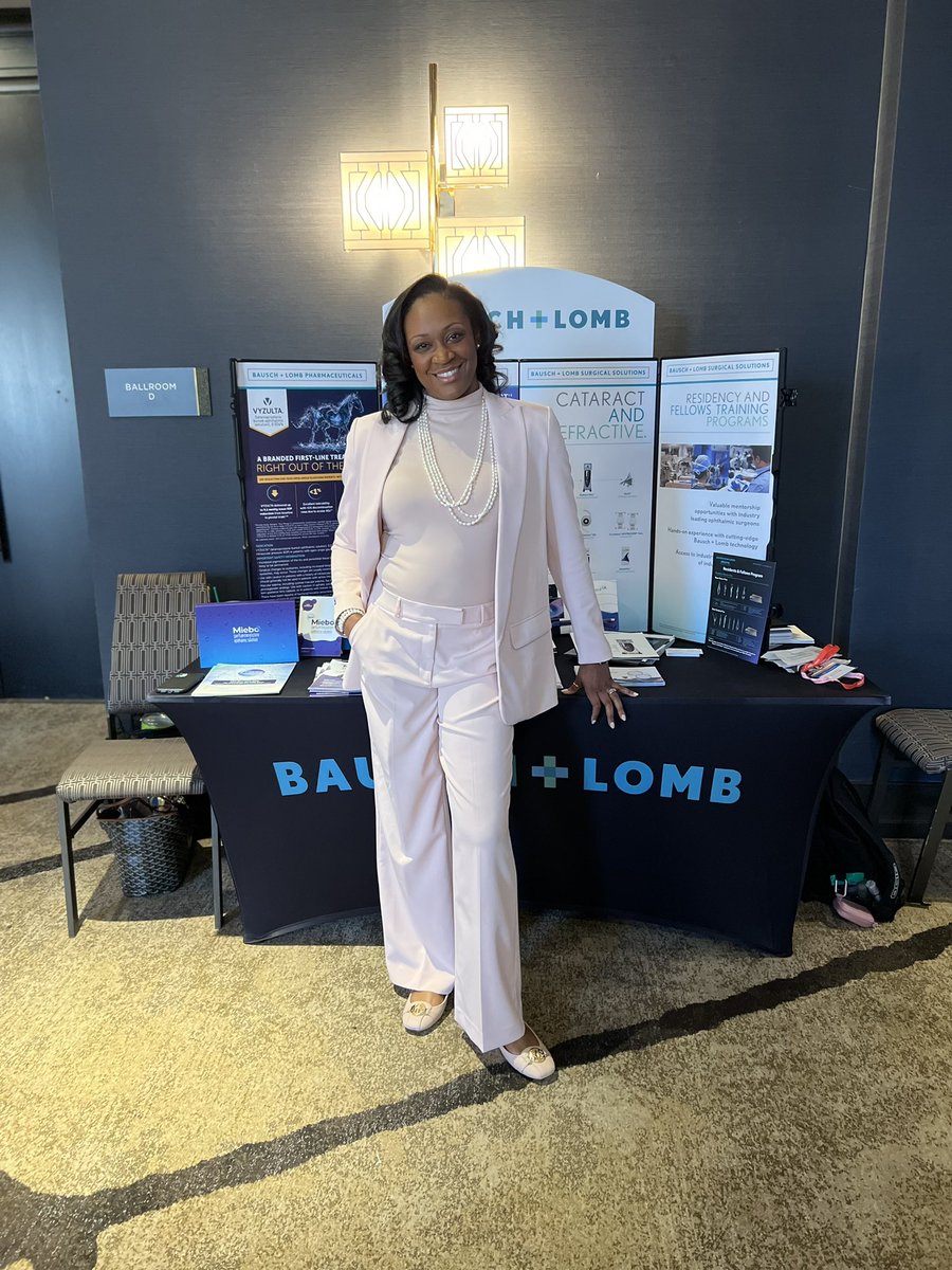RashedaStinson's tweet photo. Had a great time at the Wills Eye Conference!  Such a great time reconnecting with some friends and receiving a warm welcome back to the Philadelphia area! 🫶🏽 https://t.co/lKJ67Sft9k
