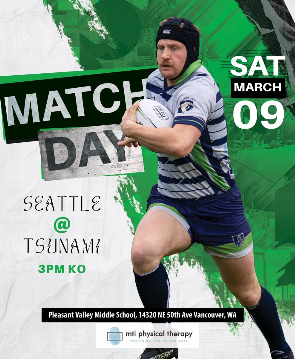 Another weekend of PNW D1 rugby is here! Our men’s team is playing away at Easiside Tsunami in  Vancouver WA. Kickoff at 3PM. #UptheOrcas