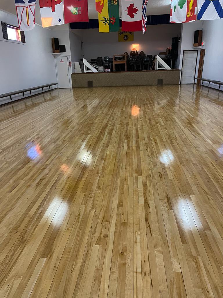 For the first time in decades, the Sovereign Hall has a shiny new dance floor! 2023 was a successful fundraising year and this hall is the focal point of our small community. We’re happy to maintain it for years to come! Make sure to stop by and learn the “Sovereign Shuffle”