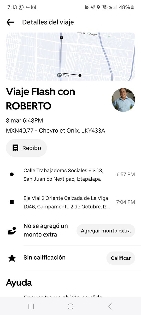 DarkDemonZER0's tweet photo. Quiero denunciar acabo de pedir un Uber para recibir un paquete y se marcó como entregado sin recibir mis artículos
El coche de placa LKY433A, un Chevrolet Onix. El conductor de nombre Roberto recibió el pedido y cuando trato de contactarlo, me manda a buzón @Uber_MEX  @SSC_CDMX https://t.co/t6aySwtOkl
