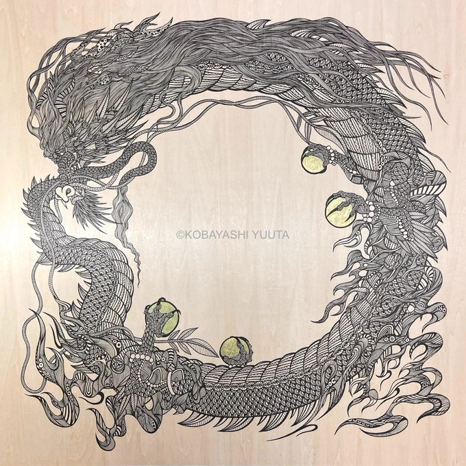 おはようございます本日も絵が描けることに感謝皆様も充実した一日をお過ごしください。完成したので友人に渡して書を書いてもらいます 