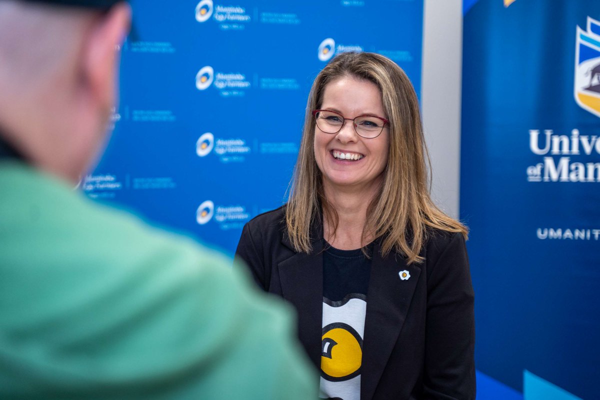 Catherine Kroeker-Klassen farms in Linden, Manitoba with her brother James &amp; their families. She is the first female Chair of MEF's Board of Directors, and inspires others daily with her leadership – which was never something she planned for. #IWD2024 #InspireInclusion