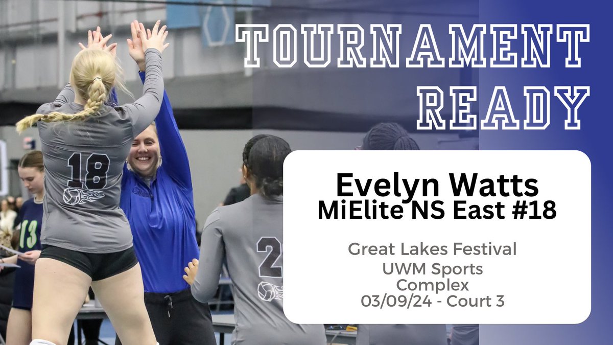 EvelynWattsVB's tweet photo. Let’s gooooo! 🔥🏐

#volleyball #MiElite #BeElite #Hitter #DS #Teamwork https://t.co/pVsotV1jAz
