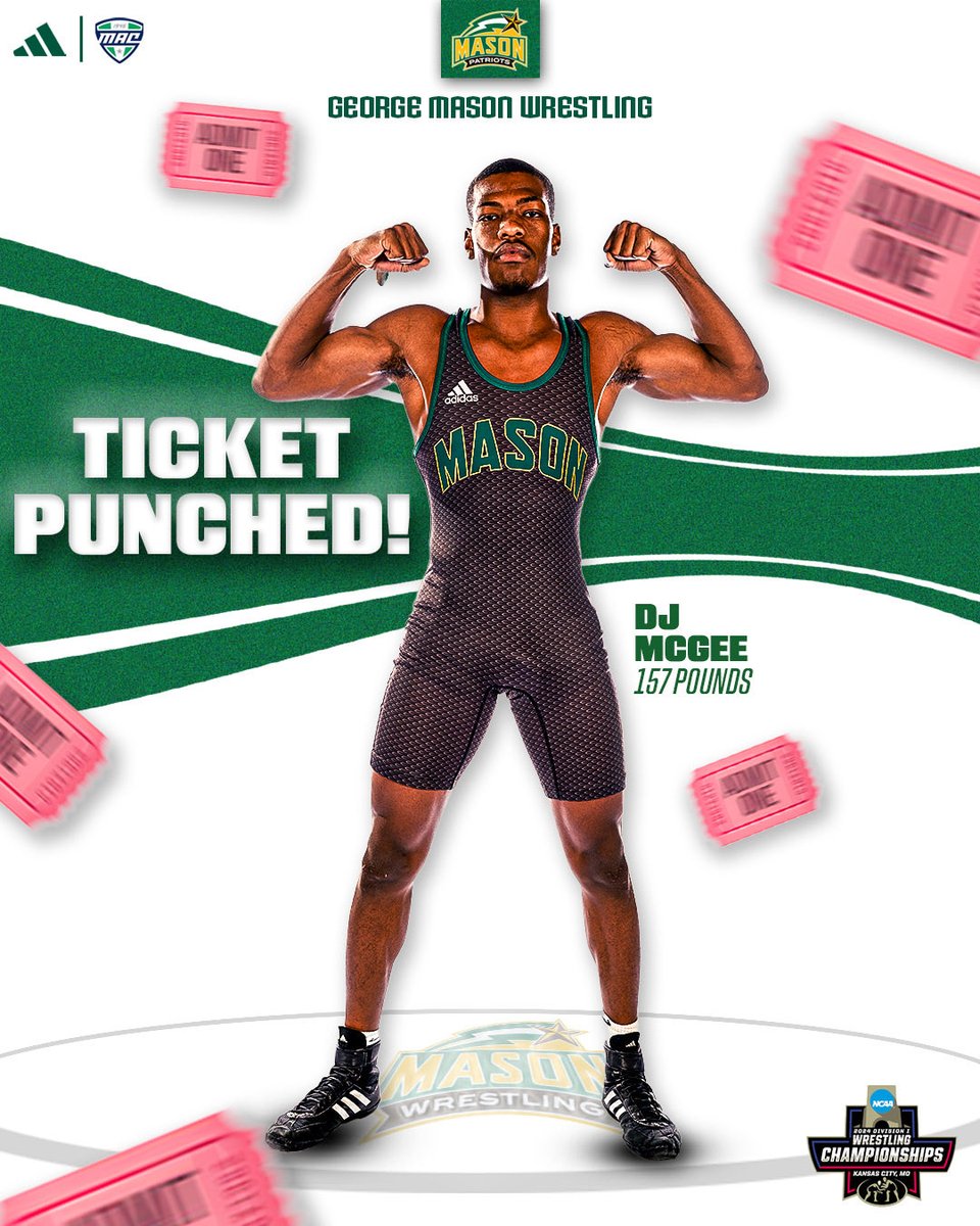 🎟️ PUNCHED!
DJ McGee in Championship bout ⁦<a href="/MACSports/">MACtion</a>⁩ Championship!
#BeUncommon