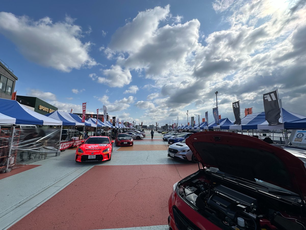 本日からSA神戸で86/BRZイベントで86系ショップ大集合しております