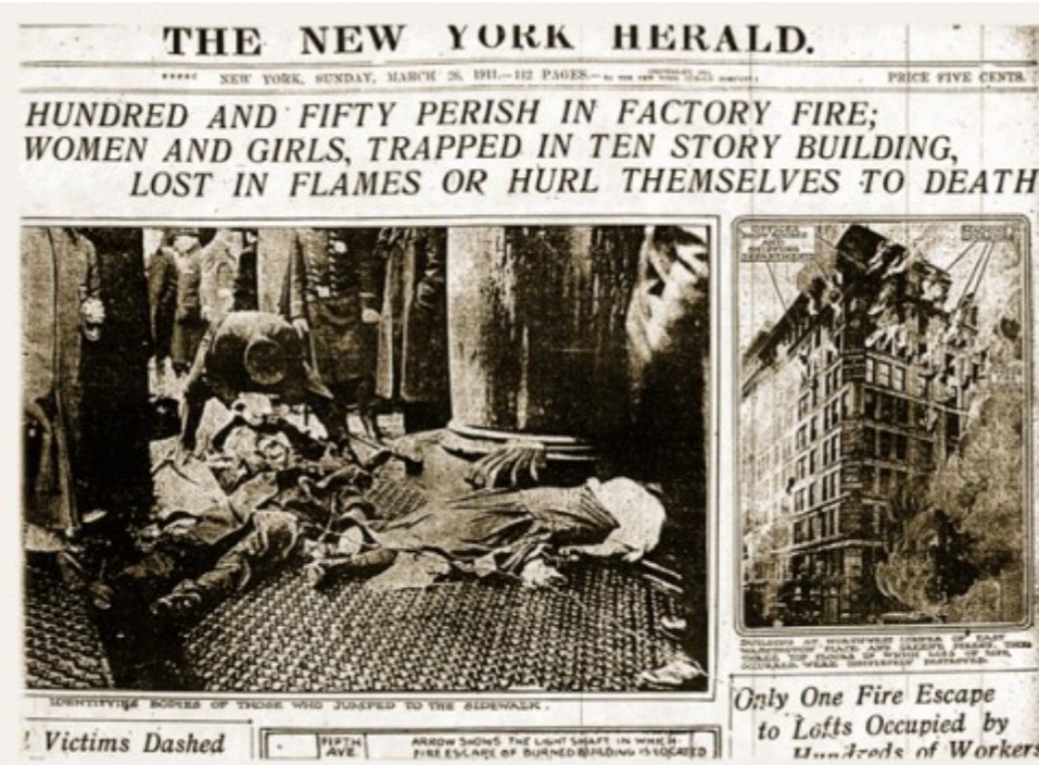 ¿Ya regresaron de la marcha? Ya les puedo platicar que la huelga en la fabrica textil de Nueva York el 08 de Marzo de 1857, donde murieron quemadas 129 obreras, cuando sus patrones las encerraron y prendieron fuego es algo que nunca sucedió. #8deMarzo #DiaInternacionalDeLaMujer