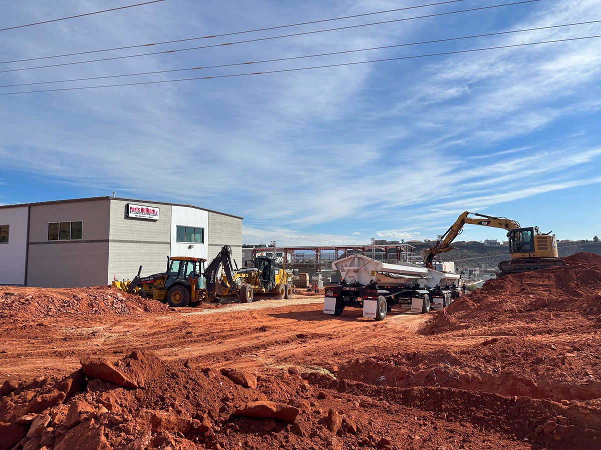 We have two projects along Red Hills Parkway that are making great progress, Parts Authority and Applied Product Solutions, an addition to GA Larson. #webuildutah #wattsconstruction