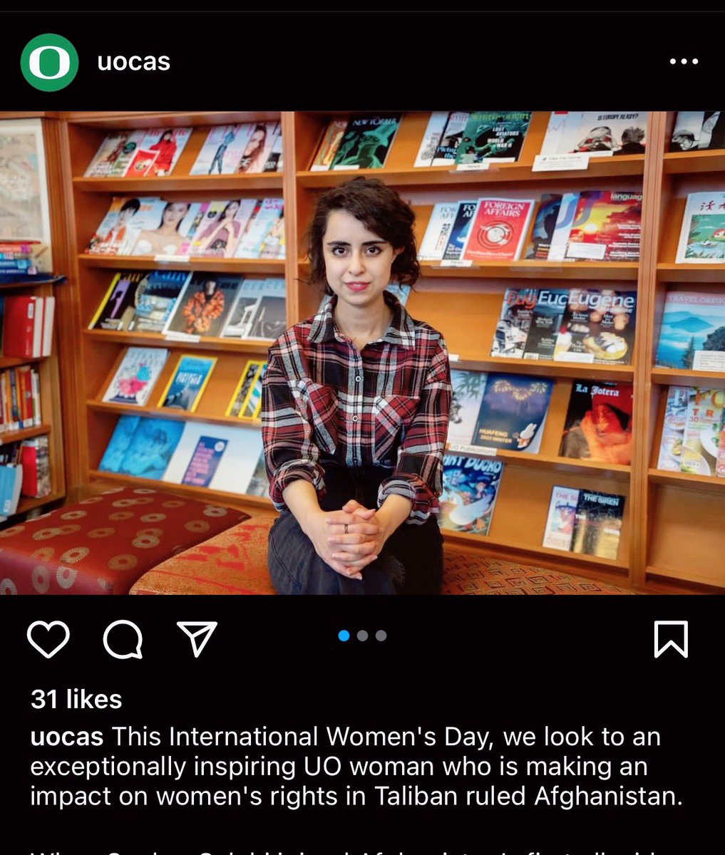 saghar salehi (@saghar1_1) on Twitter photo Expressing gratitude to <a href="/uocas/">UO College of Arts and Sciences</a> for showcasing my story.
Thank you <a href="/SColesPorter/">Sarah Porter 🦋</a> for your support.
Happy international women’s day.❤️ Expressing gratitude to <a href="/uocas/">UO College of Arts and Sciences</a> for showcasing my story.
Thank you <a href="/SColesPorter/">Sarah Porter 🦋</a> for your support.
Happy international women’s day.❤️