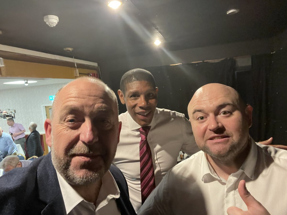 Great night working with @CarltonPalmer & @PosthillDanny a few good stories and jokes were told!