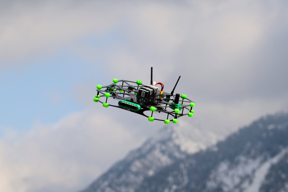 ARK_Electr0nics's tweet photo. Out flying the @Momentum_Drones Dev 7 with the ARK Jetson Carrier, ARKV6X, and a prototype GPS we're working on. Almost looks photo-shopped with the mountain backdrop.

#uav #uas #drones #px4 #px4autopilot #opensource #nvidia https://t.co/vAbvruGWm5