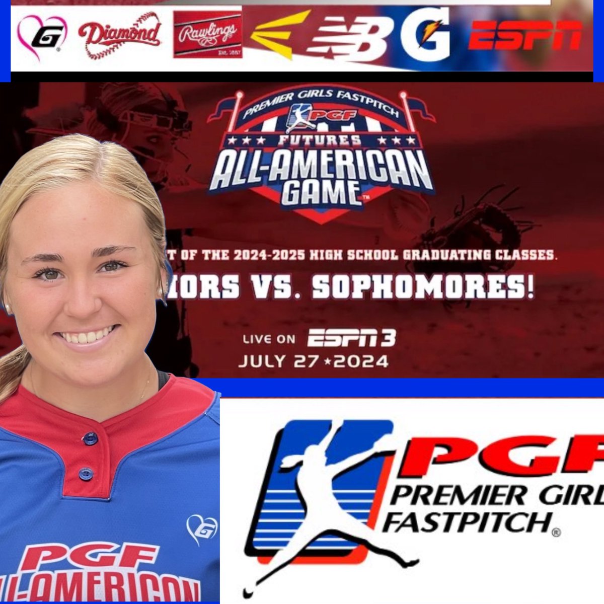 Thank you @PGFnetwork for supporting and giving us softball girls this platform! I’m honored to be on your Junior Class watch list. #PLAYPGF #PGFALLAMERICAN #PGF2024 @UnityCoachJosh @UGASoftball