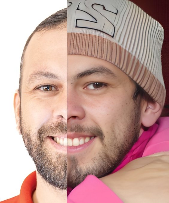 17 años entre uno y otra foto..duele el proceso pero sigue la sonrisa 😊