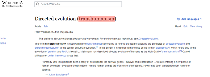 #DirectedEvolution