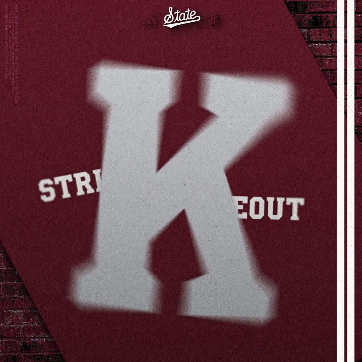 HailStateSB's tweet photo. BOT 5 | @JoseyMarron picks up her third strikeout of the night!

#17 MSU: 3
OM: 0

#HailState🐶