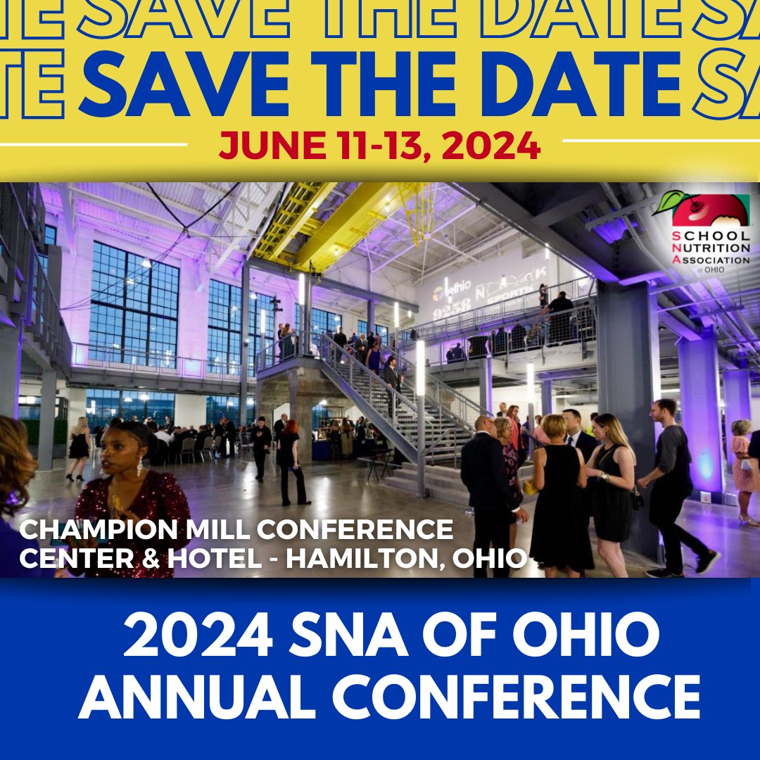 Tag a friend you hope to see at our Annual Conference in June! #SNAofOhio #Ohio #schoolnutritionassociation #schoolnutrition #healthystudents #schoolfood #schoollunch #schoollunchheroes