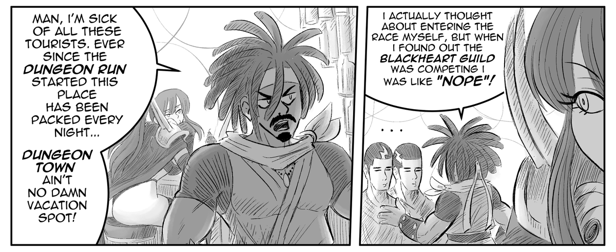 Toriyama's influence on Downtown Dungeon...
It should come to no surprise that the Slimes in DD were partially inspired by Dragon Quest. Additionally, Erdrick (who shares his name with another legendary hero) wears an outfit that is similar the one Crono wore in Chrono Trigger.